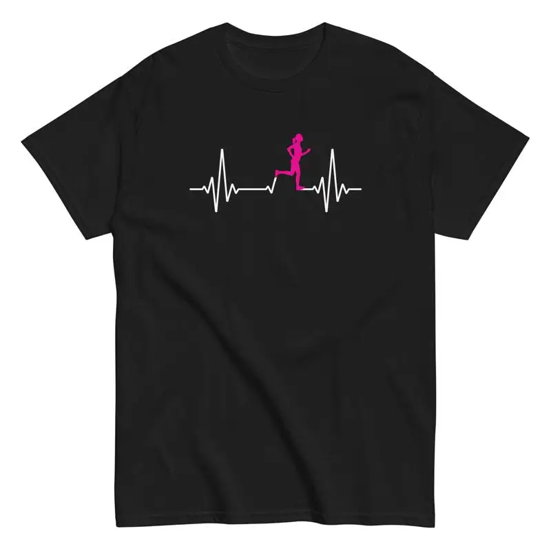 Running Gear For Marathon - Kaos Lari Marathon Heartbeat Perlengkapan Pelari