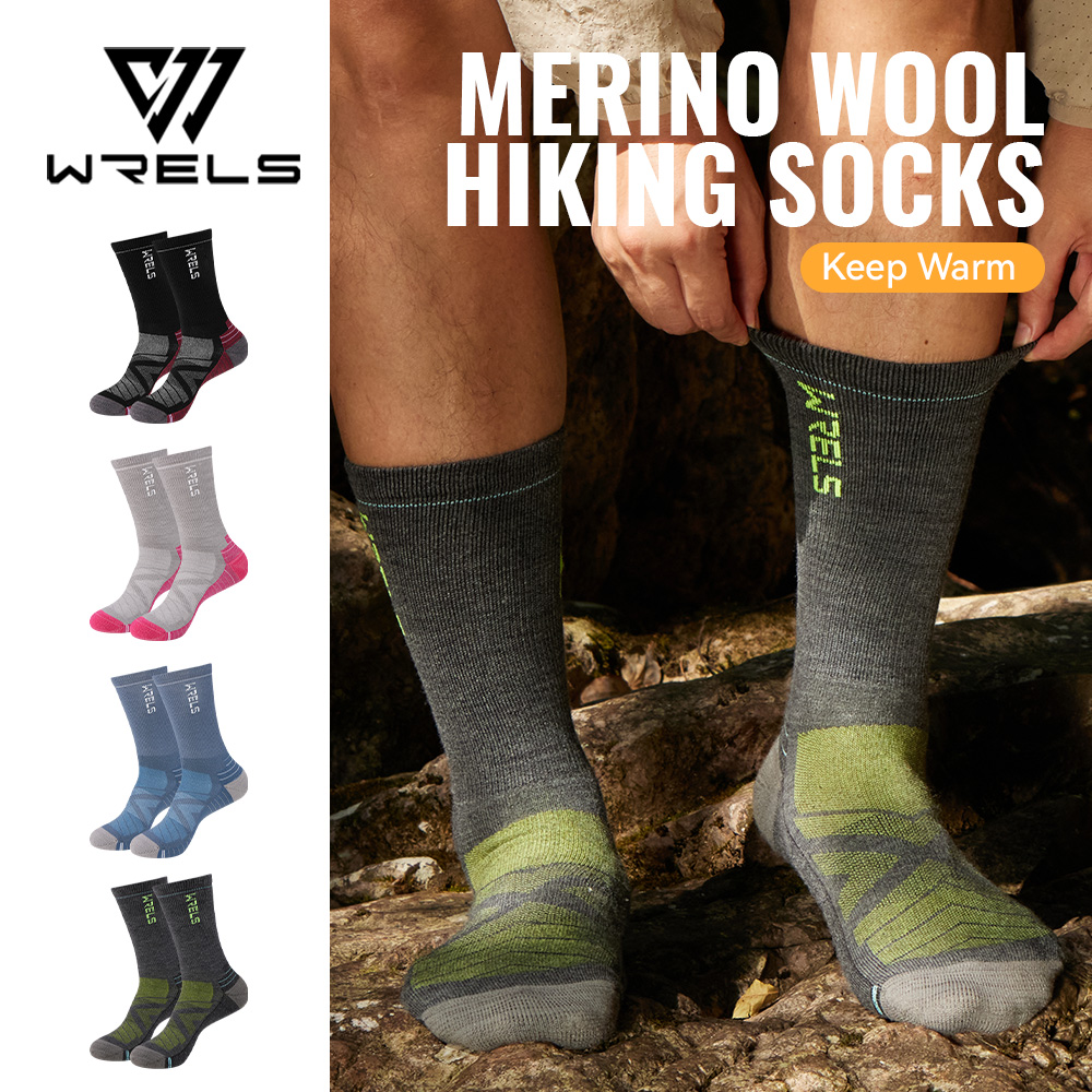 Anti Blister Sock - Kaos Kaki Wol Merino WRELS 1/2/3,