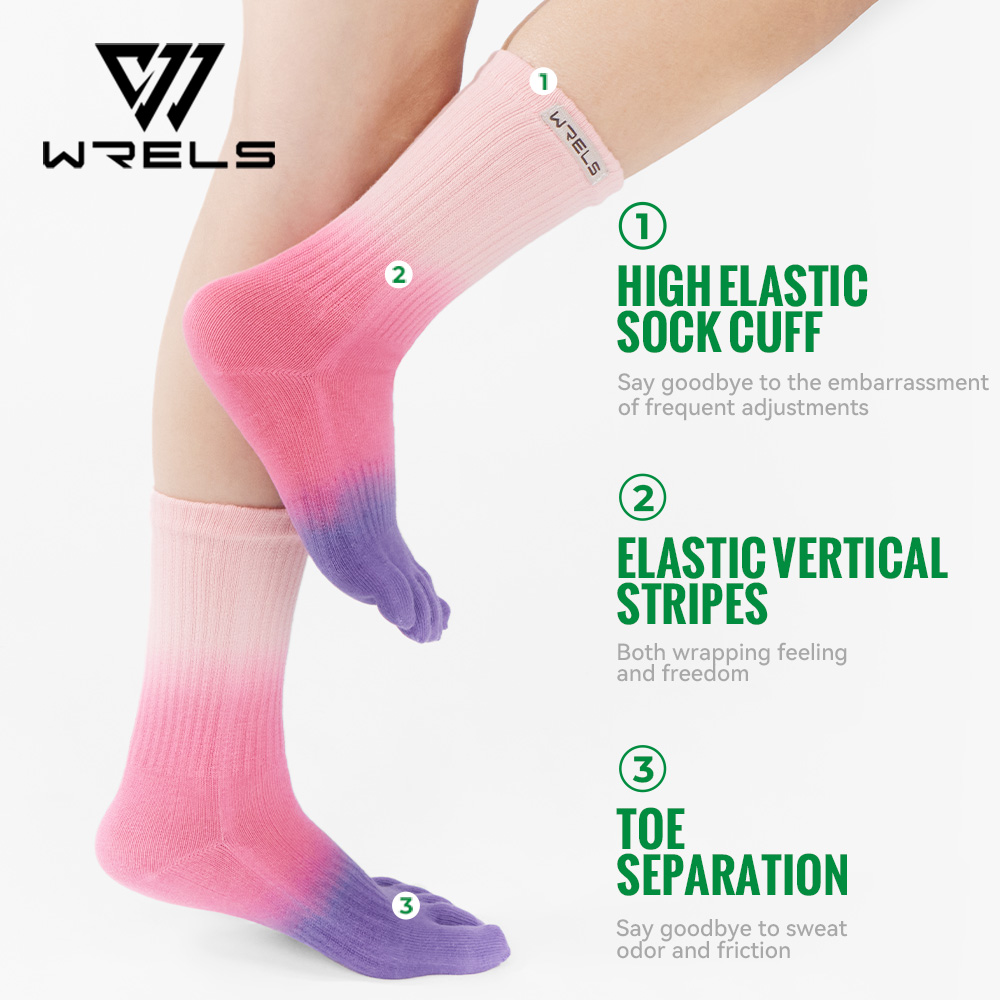 Kaos Kaki Lima Jari WRELS Katu - Anti Blister Sock ulasan dan harga