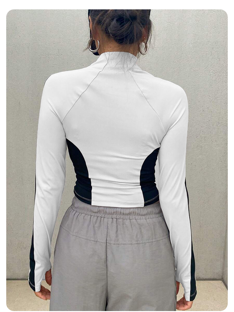 Jaket Yoga Kerah Tinggi untuk  - Running Gear Woman ulasan dan harga