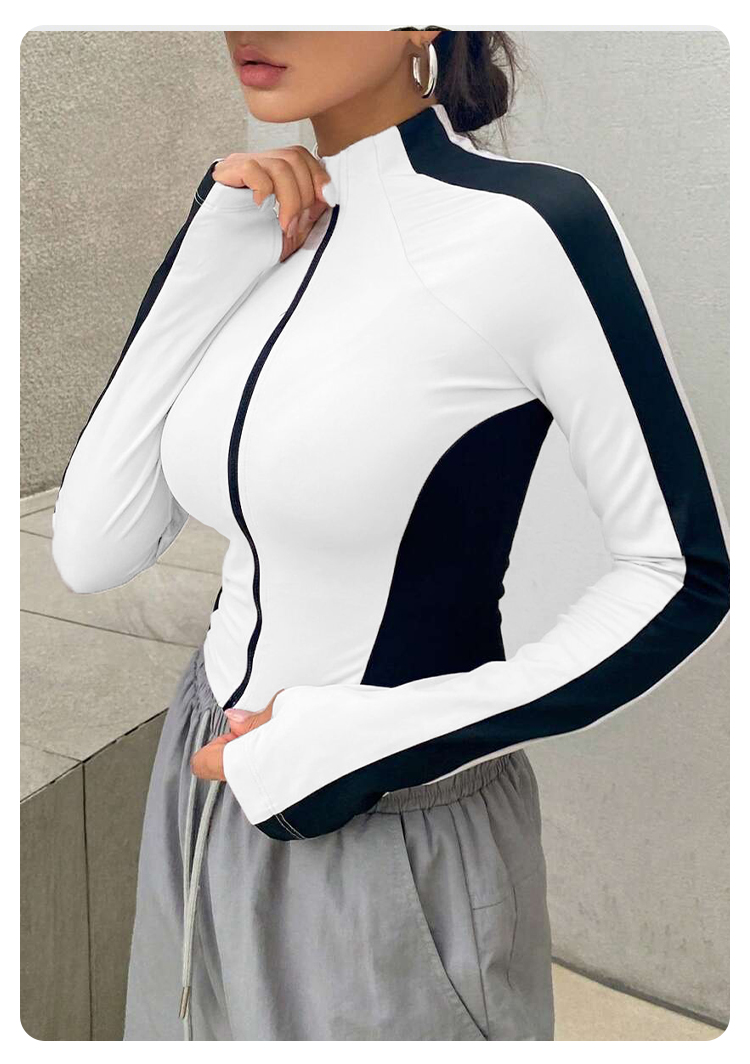Jaket Yoga Kerah Tinggi untuk  - Running Gear Woman ulasan dan harga