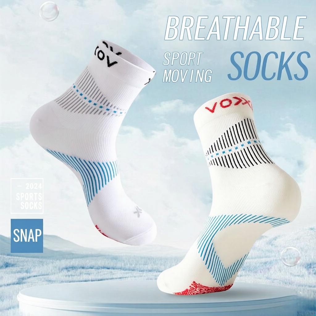 WRELS 1/2/3 Pasang Kaus Kaki L - Anti Blister Sock ulasan dan harga