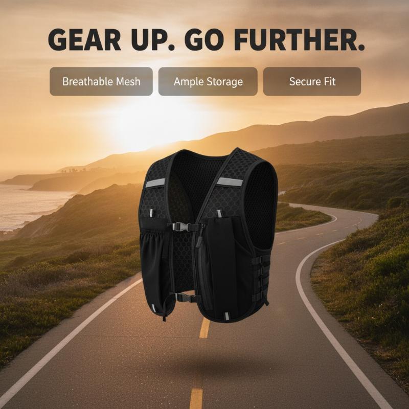 Rompi Lari Baru Unisex Ringan  - Running Gear For Marathon ulasan dan harga