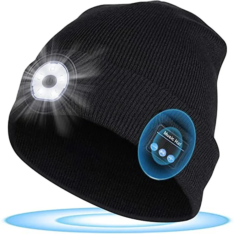 Topi Rajut Musik dengan Lampu  - Running Gear For Marathon ulasan dan harga