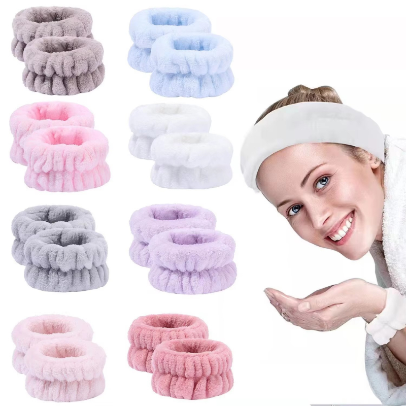 1/2/4 Buah Gelang Wajah dan Pe - Sweat Band Wrist ulasan dan harga