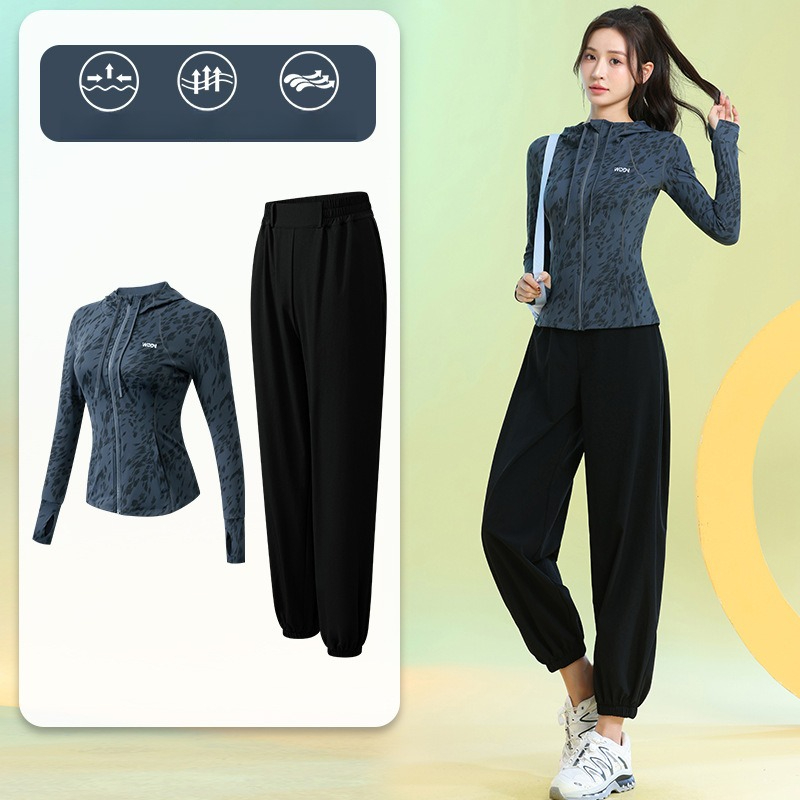 Setelan Lari Wanita Lengan Pan - Running Gear Woman ulasan dan harga